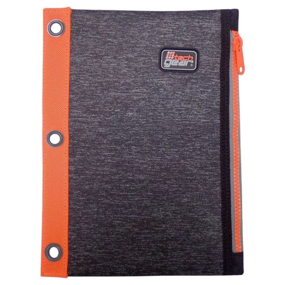 Tech Gear Grey Matter 3-Ring Binder Zip Pouch Pen Pencil Case